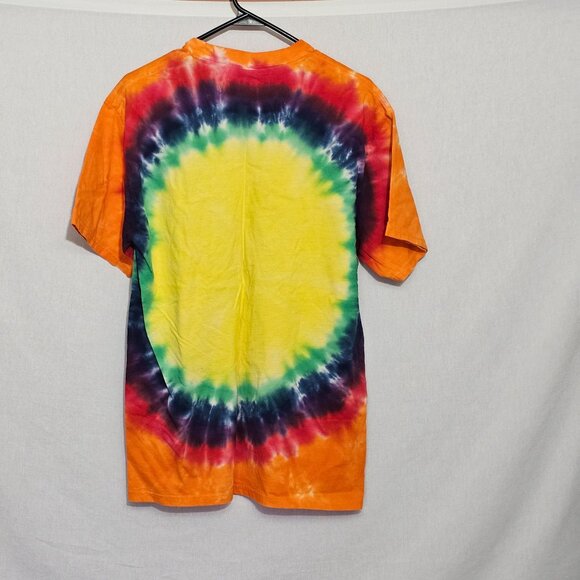 Tie-Dye T-Shirt - "Dont Make Love Without A Glove" - Port & Company - M - 100% C - Picture 3 of 9